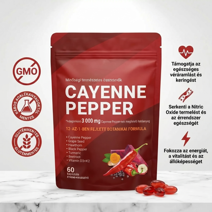 VIRZAV® Capsaicin Power – Cayenne Pepper kapszulák