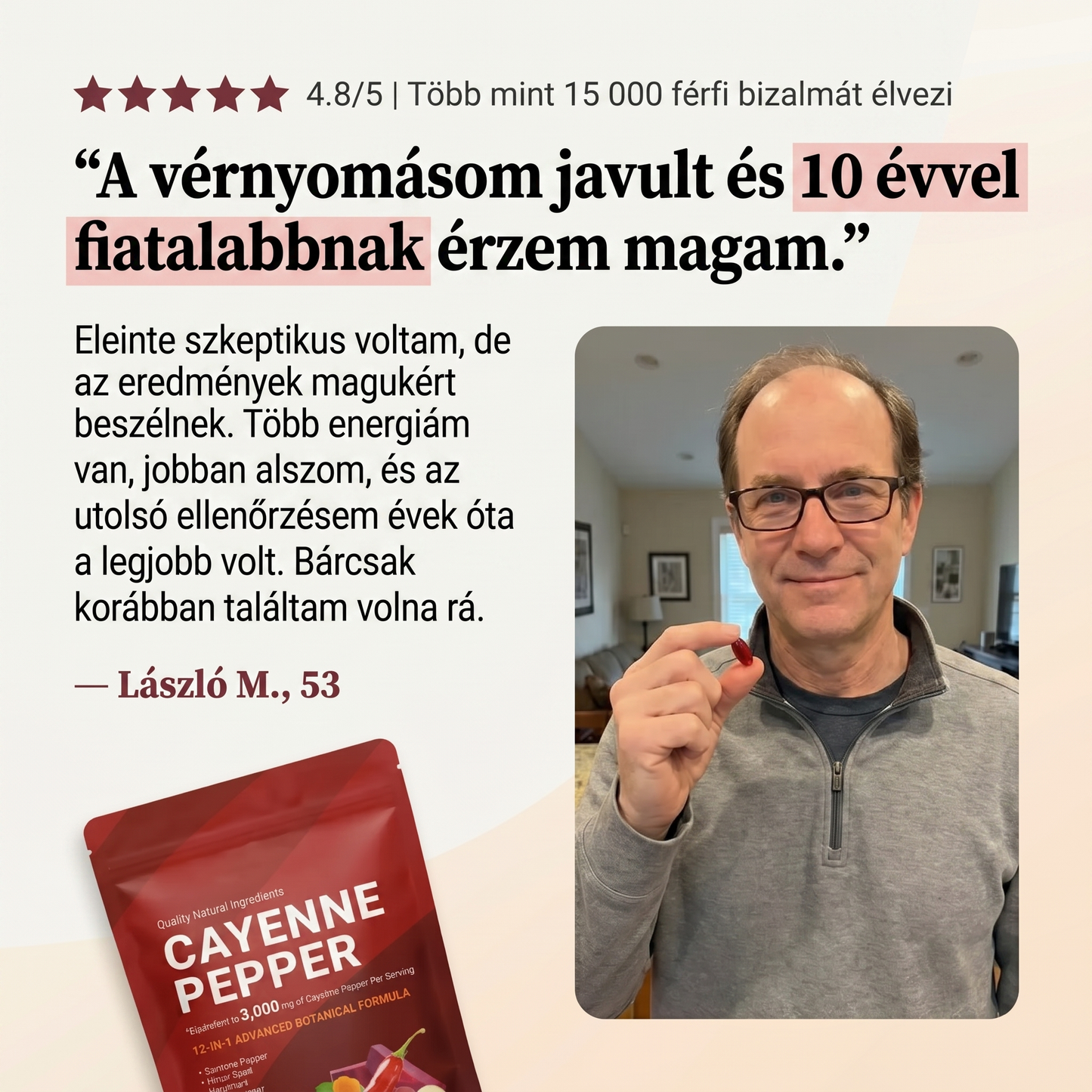 VIRZAV® Capsaicin Power – Cayenne Pepper kapszulák